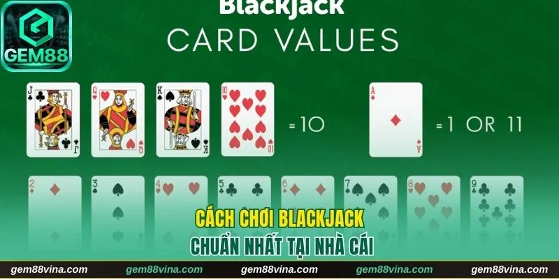 Cách chơi blackjack chuẩn nhất tại nhà cái