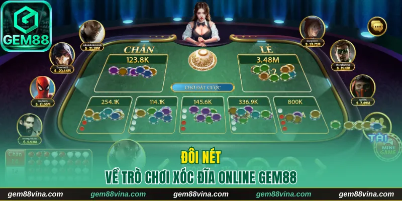 Đôi nét về trò chơi xóc đĩa online Gem88
