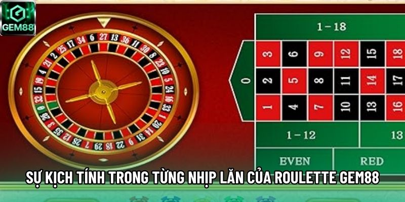 Sự kịch tính trong từng nhịp lăn của Roulette GEM88 Sự kịch tính trong từng nhịp lăn của Roulette GEM88