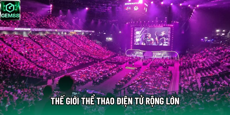 Thế giới thể thao điện tử rộng lớn